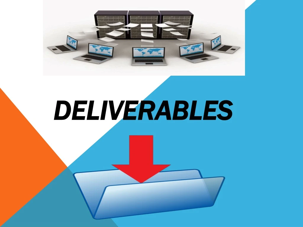 deliverables n.