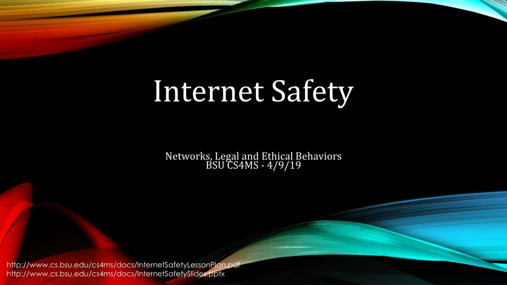 PPT - Internet Safety PowerPoint Presentation, Free Download - ID:8914517