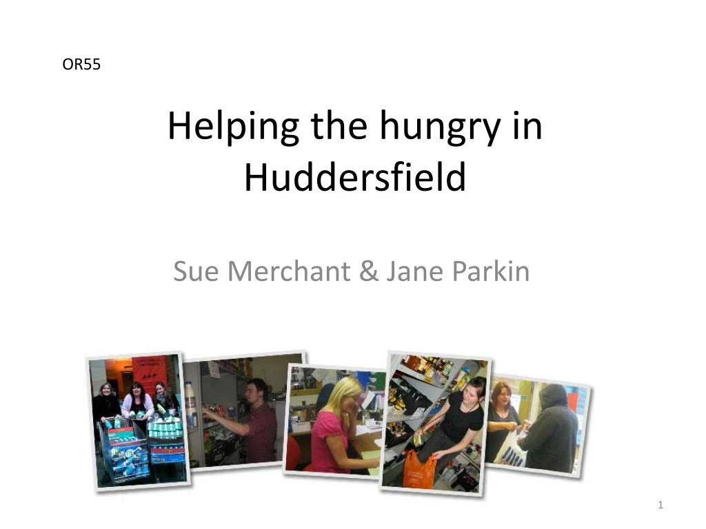 helping the hungry in huddersfield n.