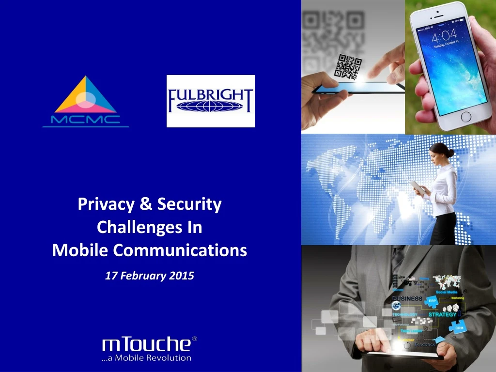 PPT - Privacy & Security Challenges In Mobile Communications 17 ...