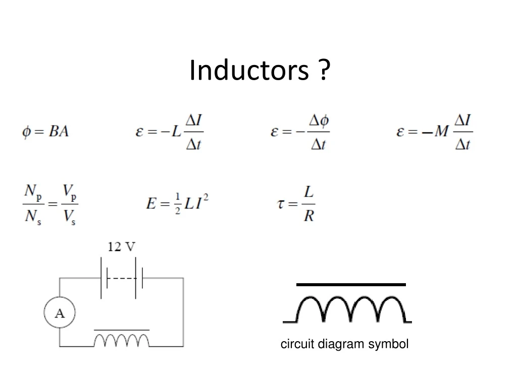 PPT Inductors ? PowerPoint Presentation, free download ID8915748