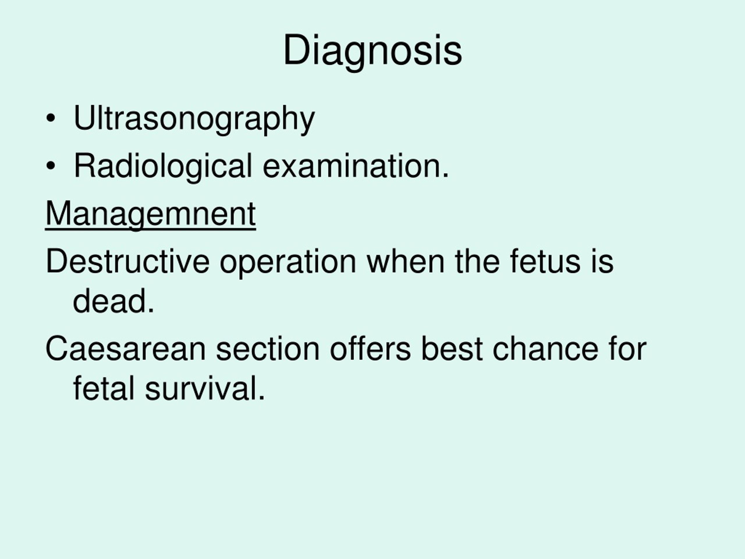 Ppt Dystocia Caused By Fetal Anomalies Powerpoint Presentation Free