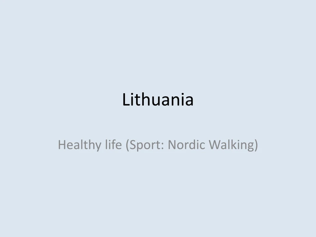 lithuania n.