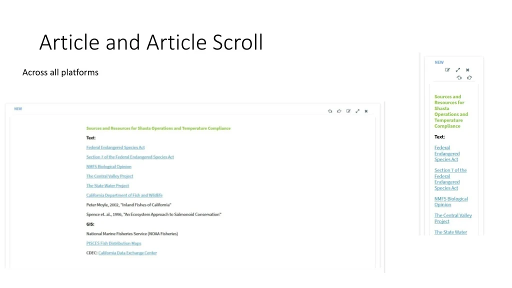 article and article scroll n.