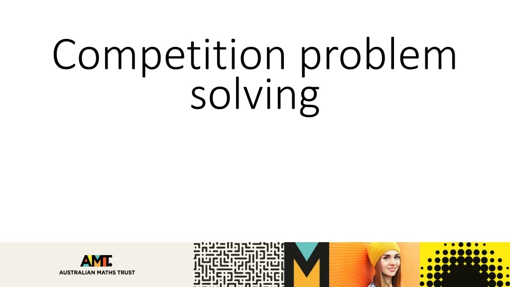 problem solving response competition and the influence of drive