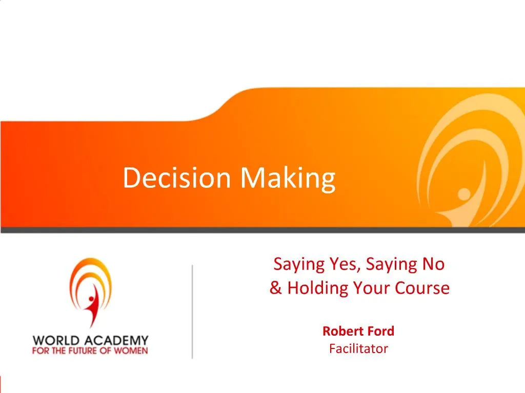 PPT - Decision Making PowerPoint Presentation, free download - ID:892097