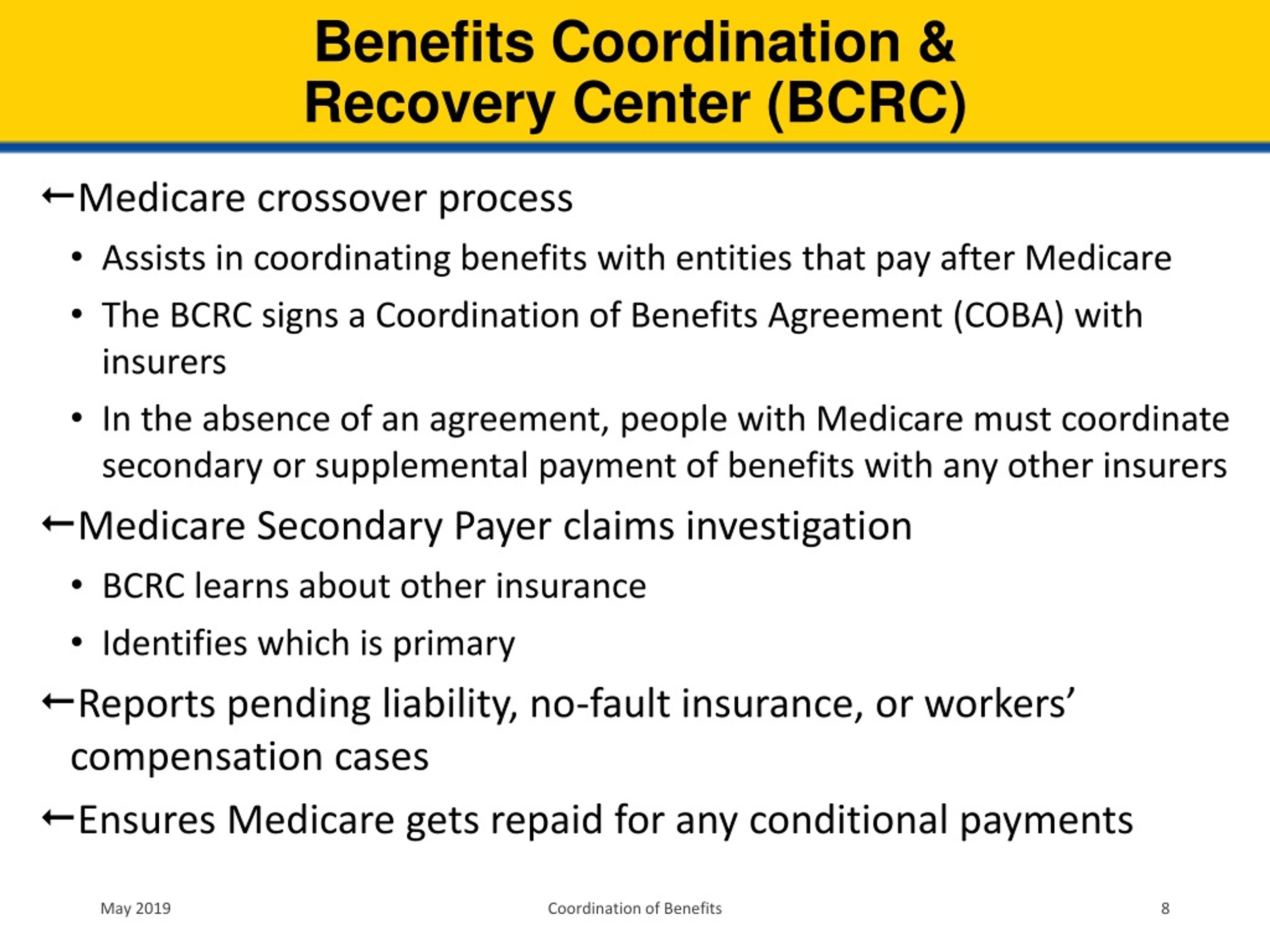 what is coordination of benefits bcbs