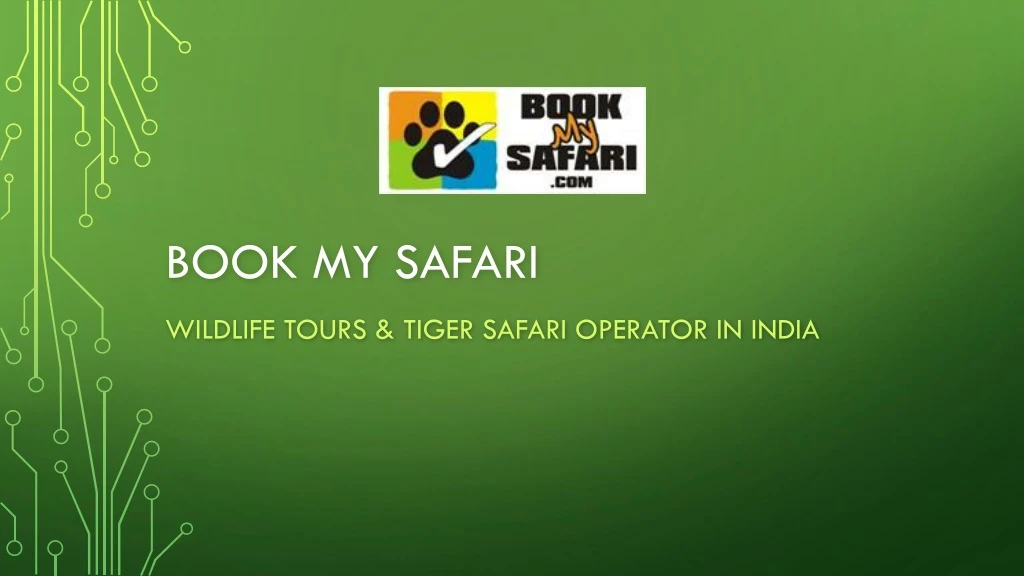 book my safari n.