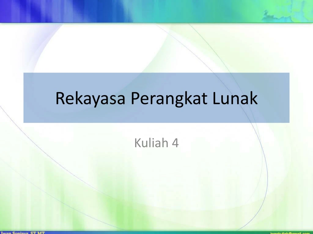 PPT - Rekayasa Perangkat Lunak PowerPoint Presentation, free download ...