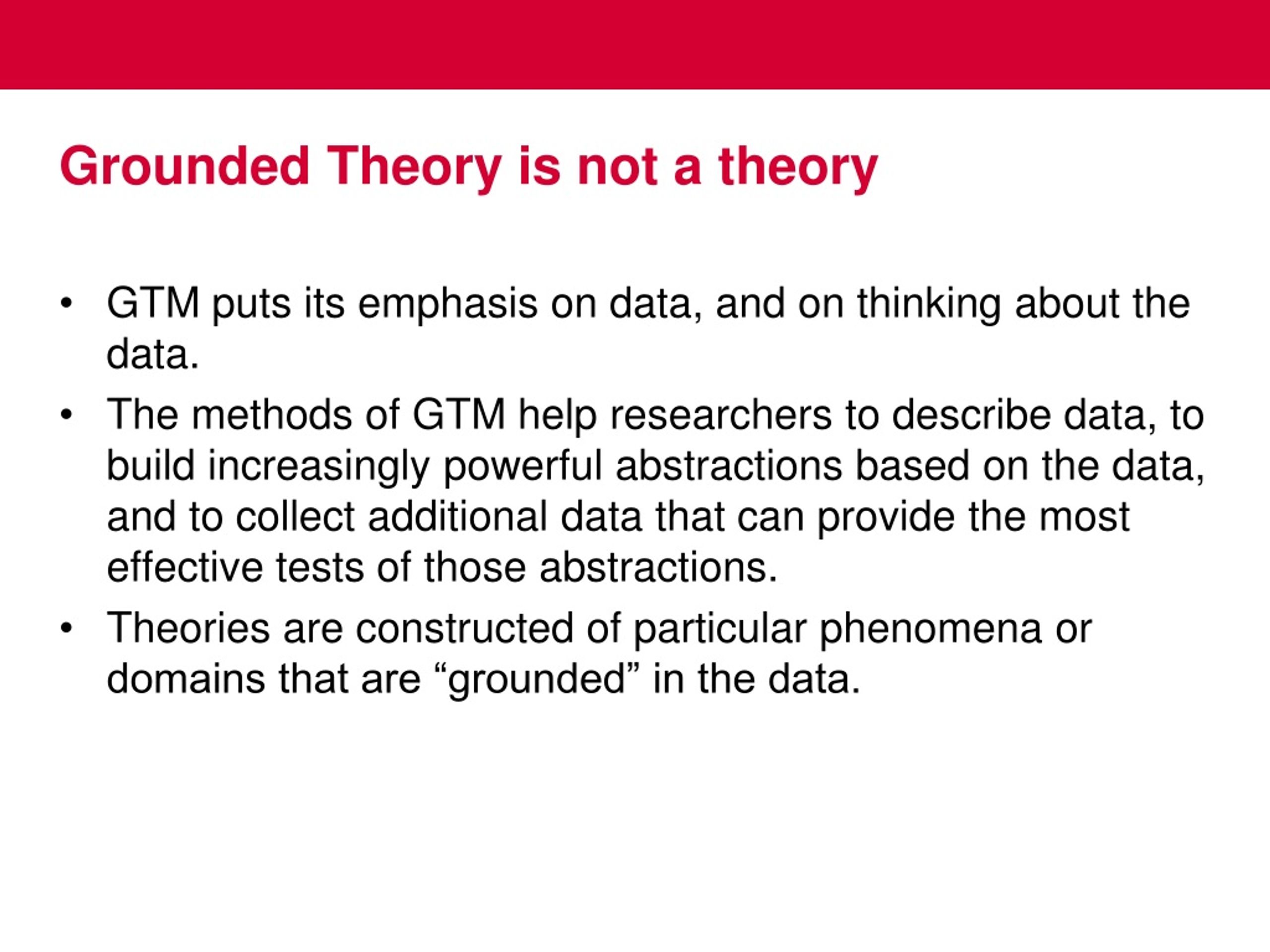 Ppt Cs 594 Empirical Methods In Hcc Grounded Theory Method Powerpoint Presentation Id8926662 