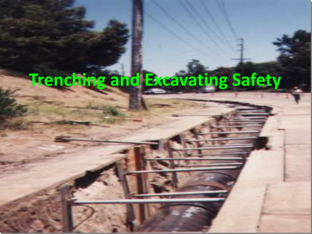 PPT - Trenching And Excavating Safety PowerPoint Presentation, Free ...