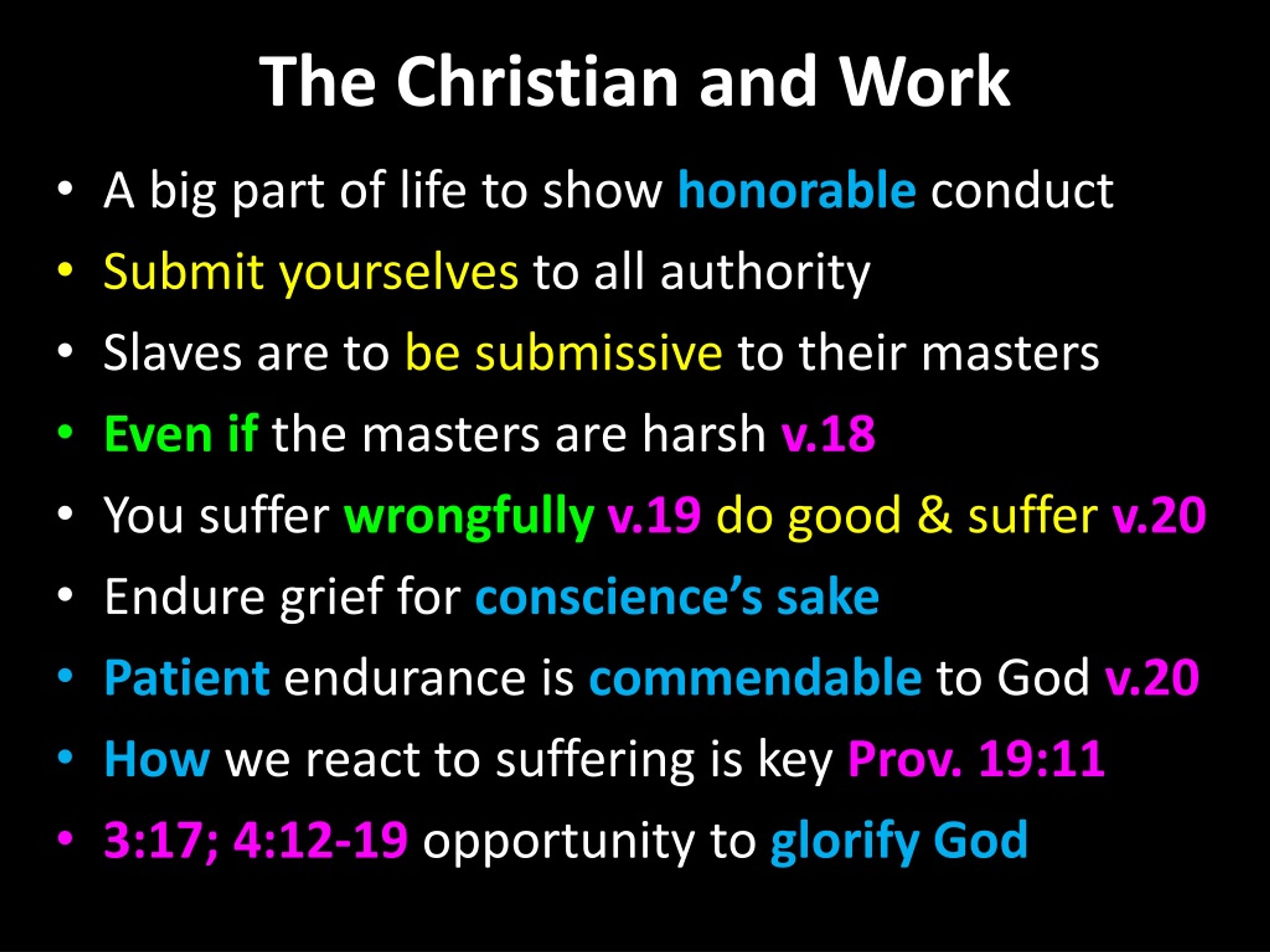 PPT - THE CHRISTIAN AND WORK PowerPoint Presentation, free download ...