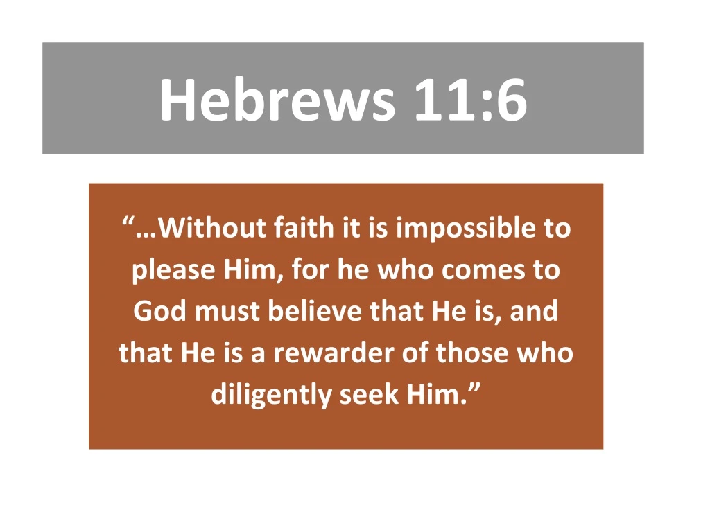 hebrews 11 6 n.
