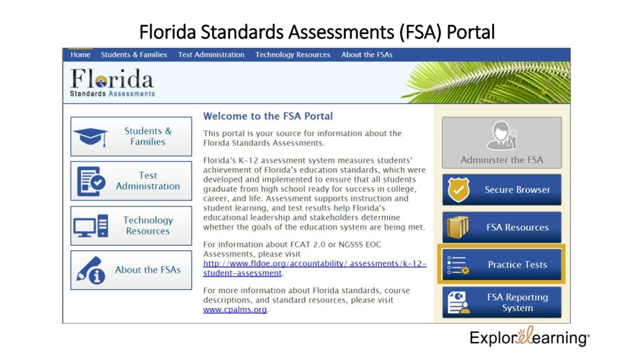 PPT Florida Standards Assessments PowerPoint Presentation, free