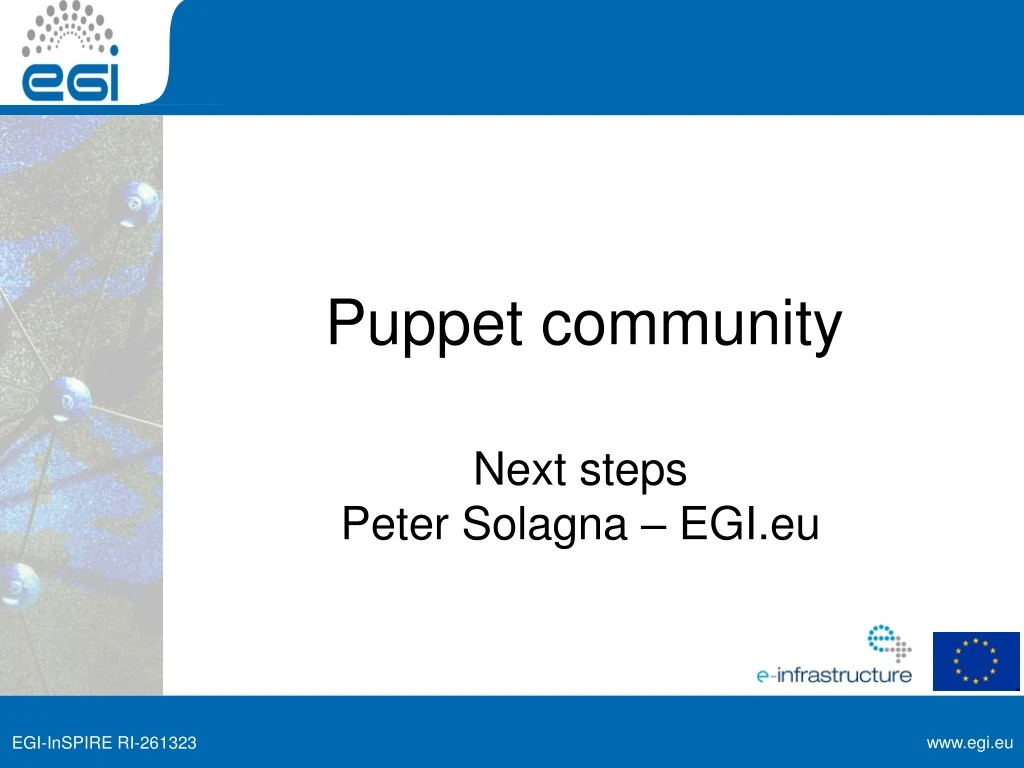 puppet community n.