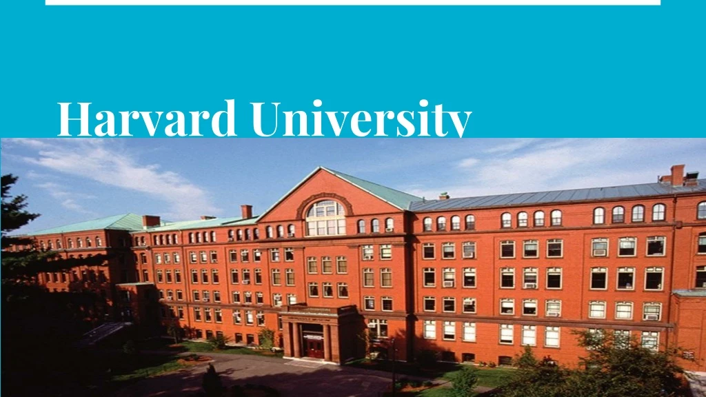 presentation harvard university
