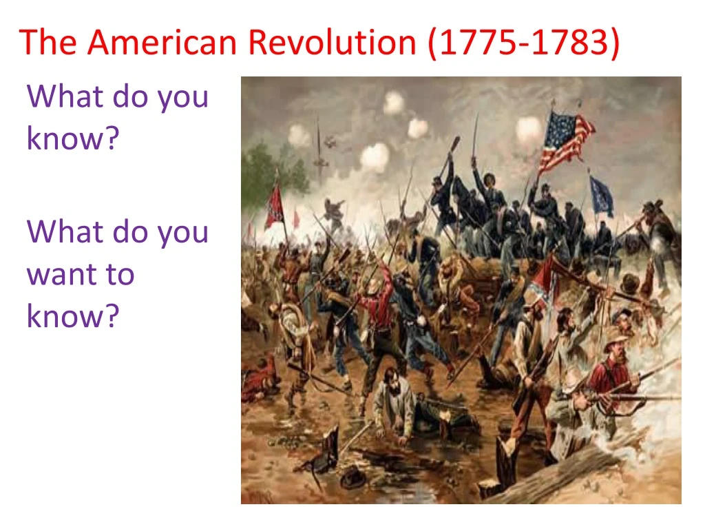 PPT - The American Revolution (1775-1783) PowerPoint Presentation, free ...