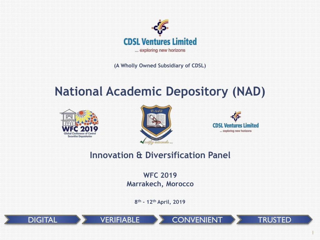 a wholly owned subsidiary of cdsl national n.