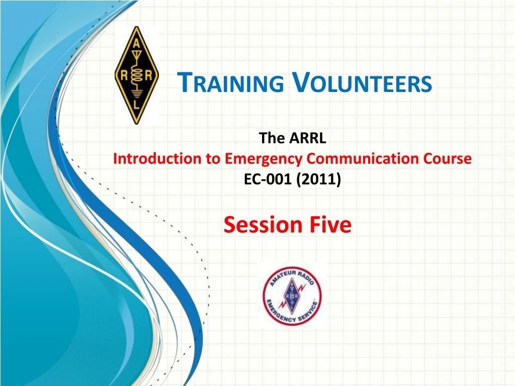 training volunteers n.