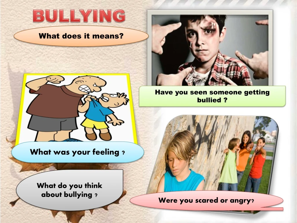 bullying n.