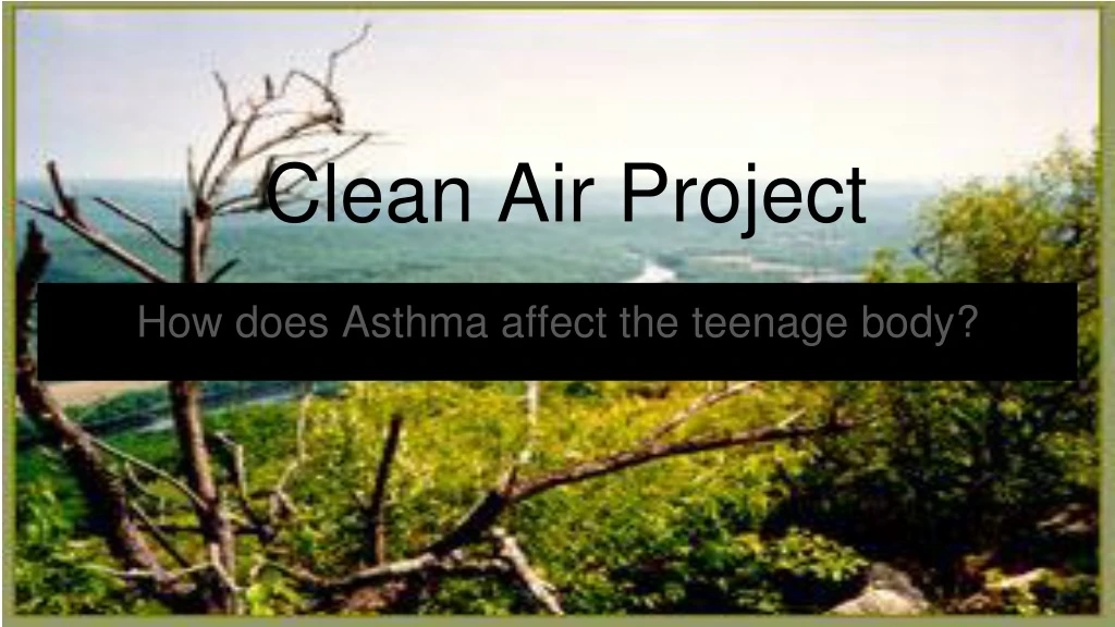 clean air project n.