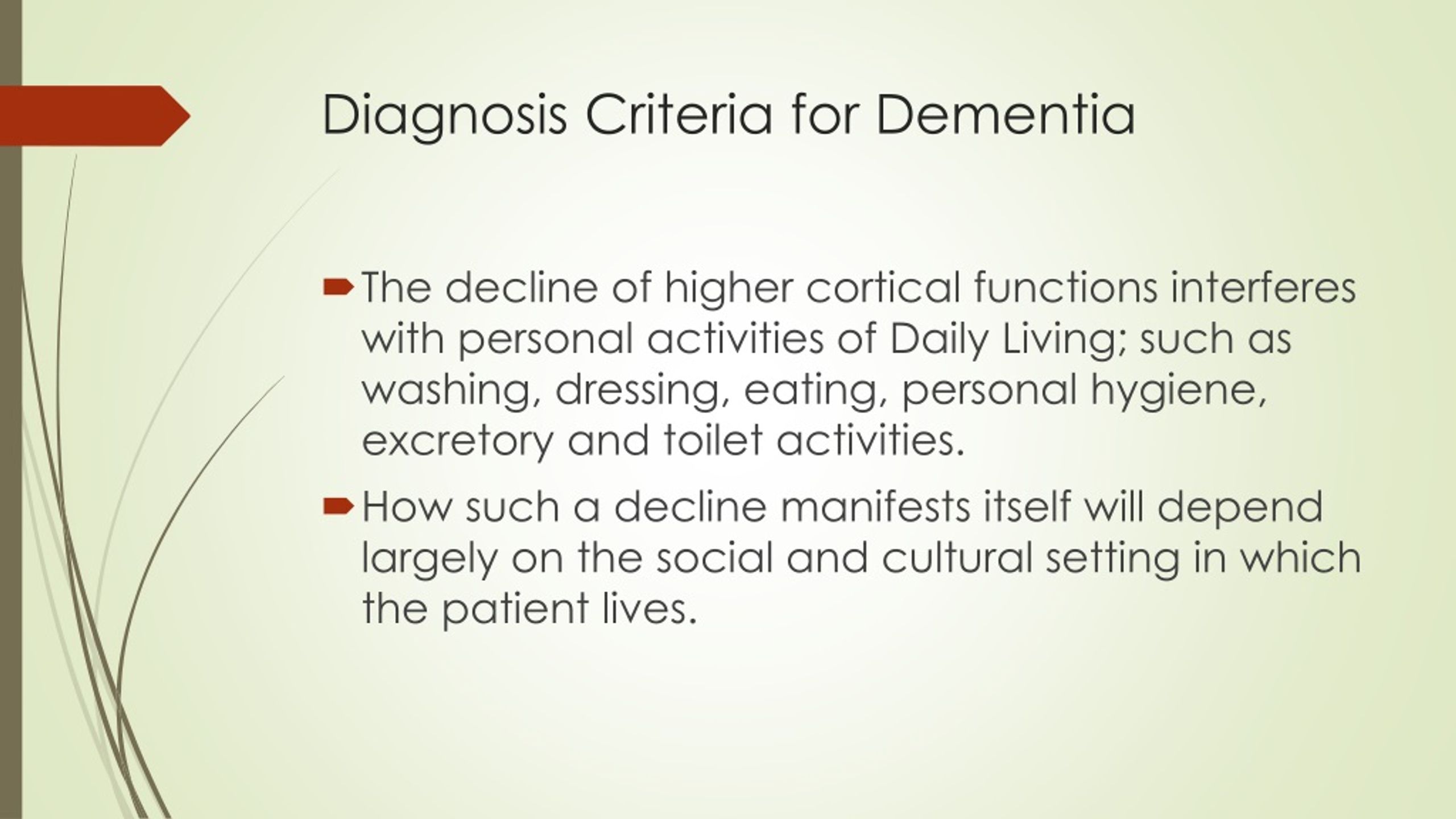 PPT PSY 6670 Diagnosis & Treatment Planning Lecture 2 Neurocognitive