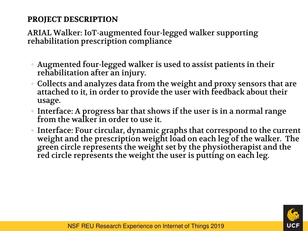 project description arial walker iot augmented n.