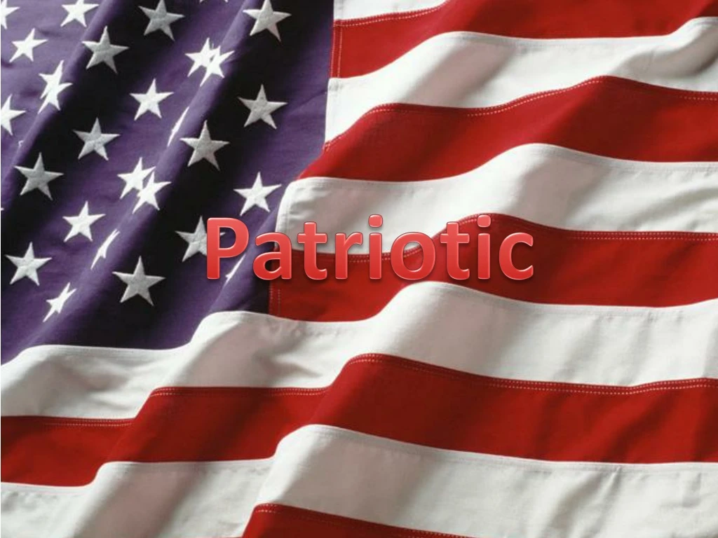 patriotic n.