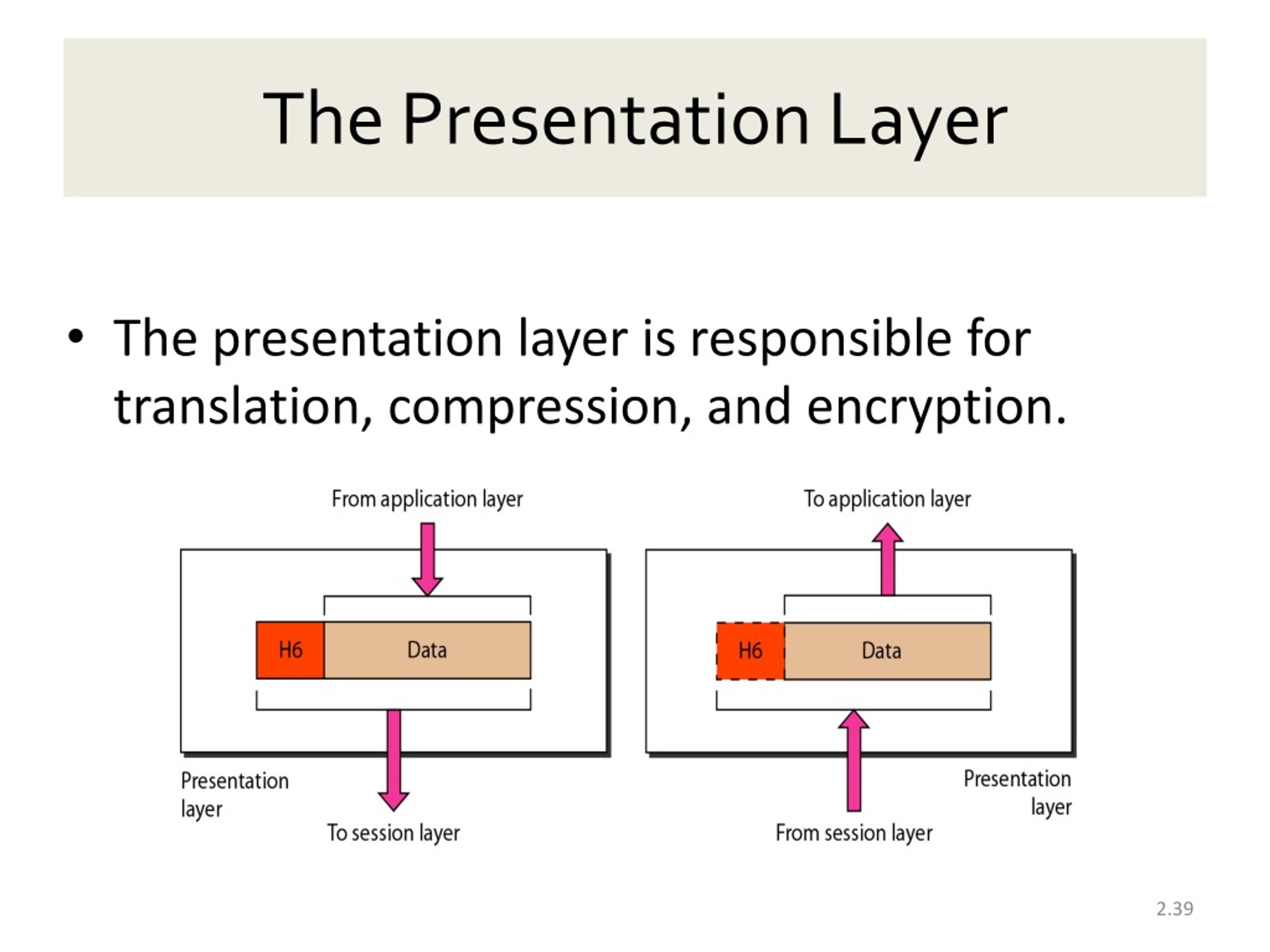 another word for presentation layer