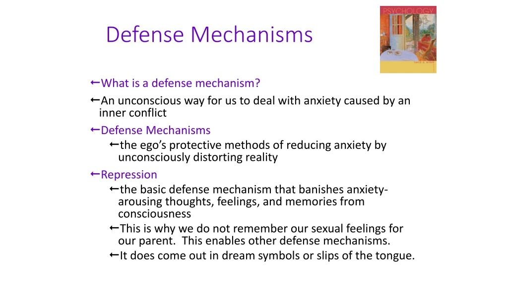 PPT - Defense Mechanisms PowerPoint Presentation, free download - ID ...