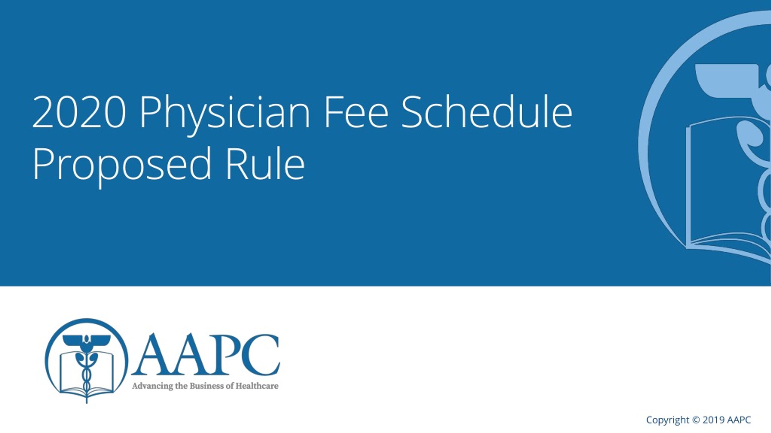 PPT 2020 Physician Fee Schedule Proposed Rule PowerPoint Presentation 