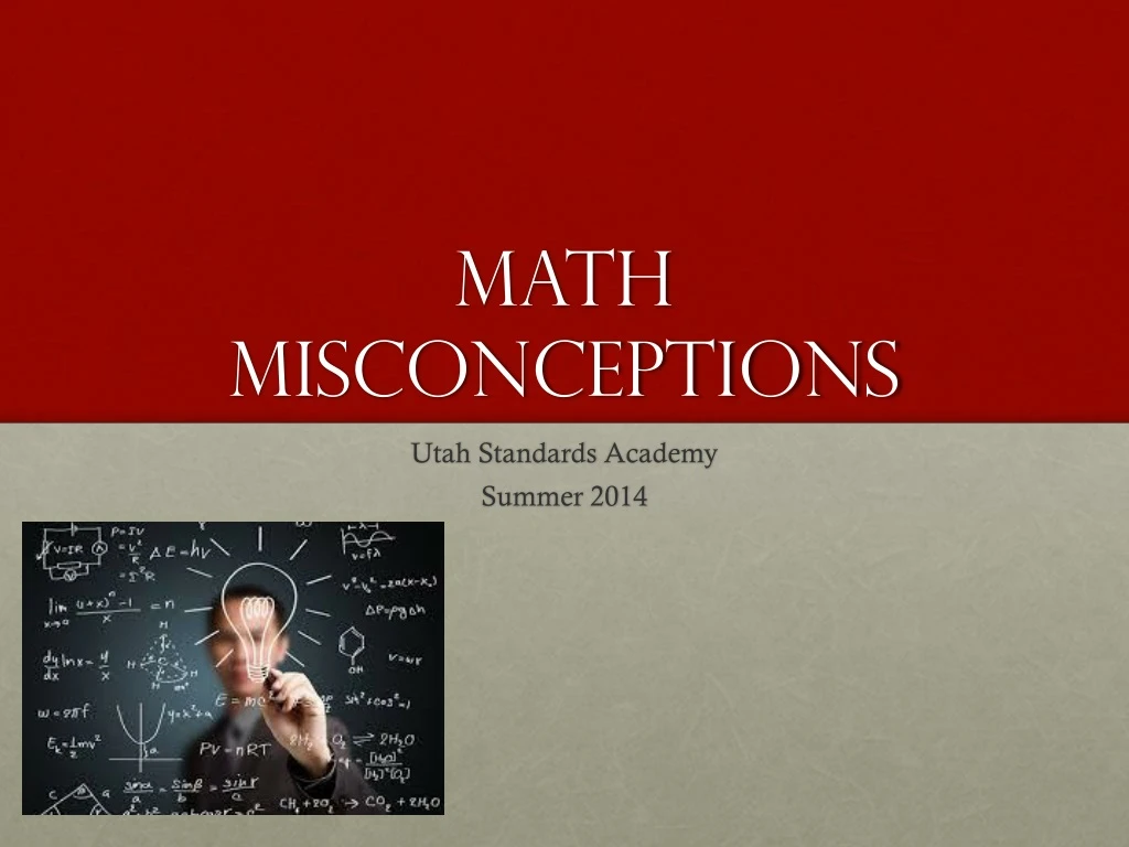 PPT Math Misconceptions PowerPoint Presentation, free download ID