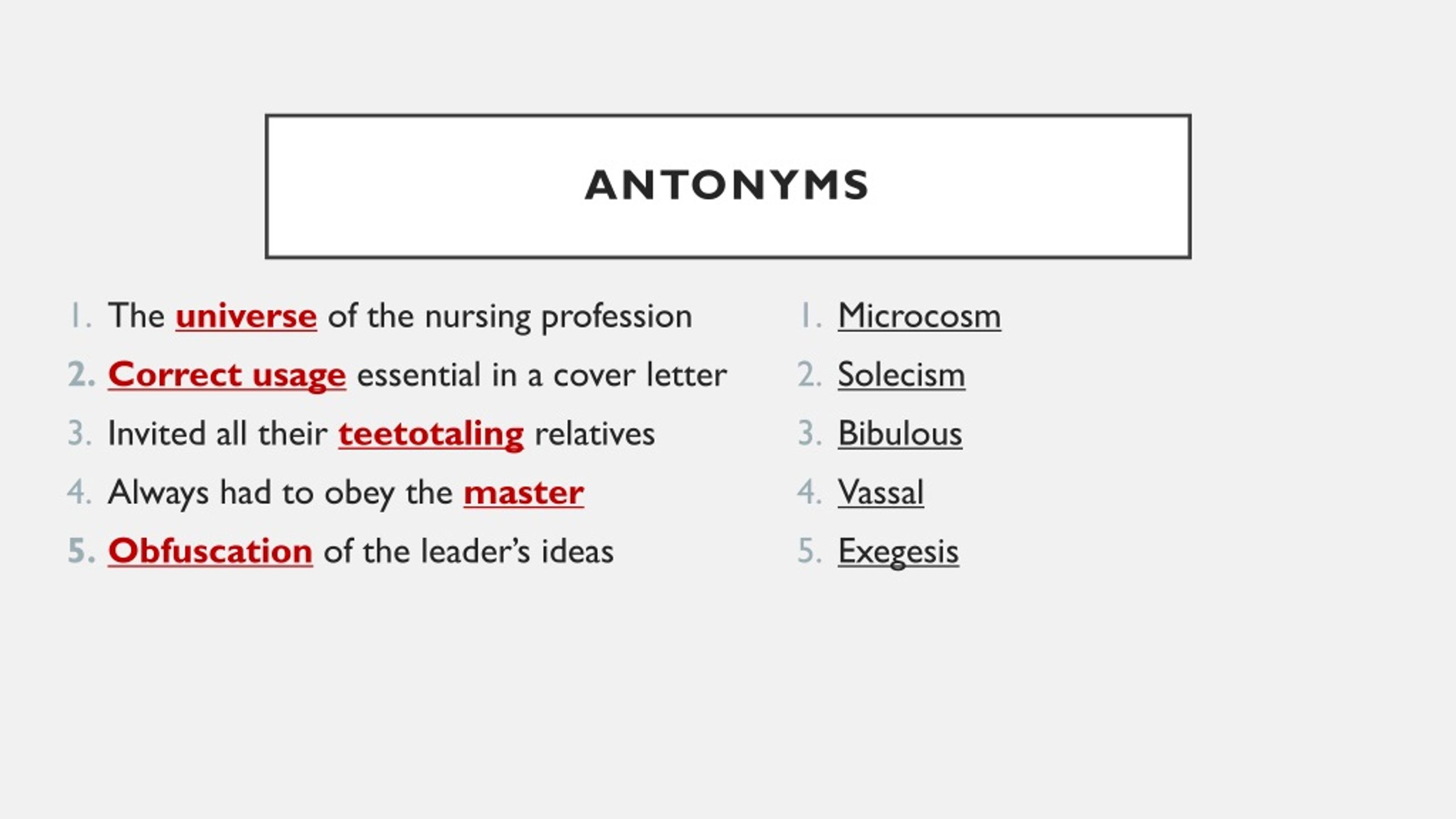 antonyms for microcosm