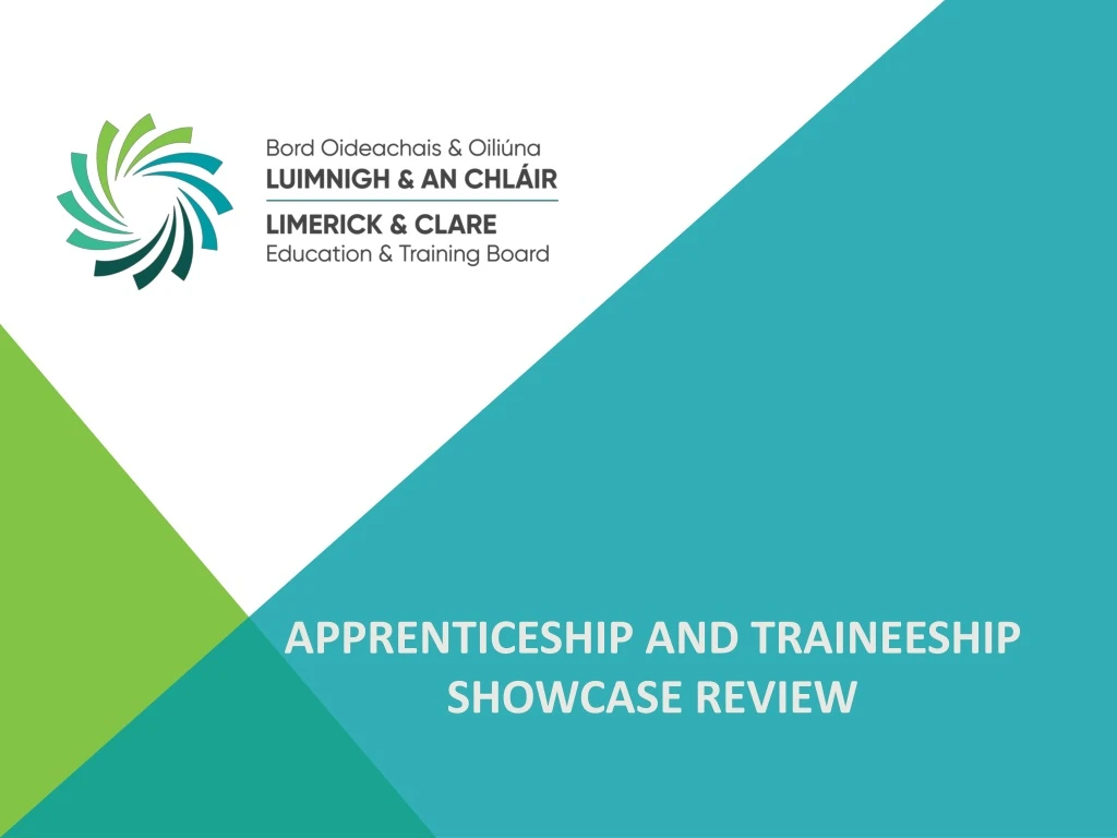 PPT - Apprenticeship And Traineeship Showcase Review PowerPoint ...