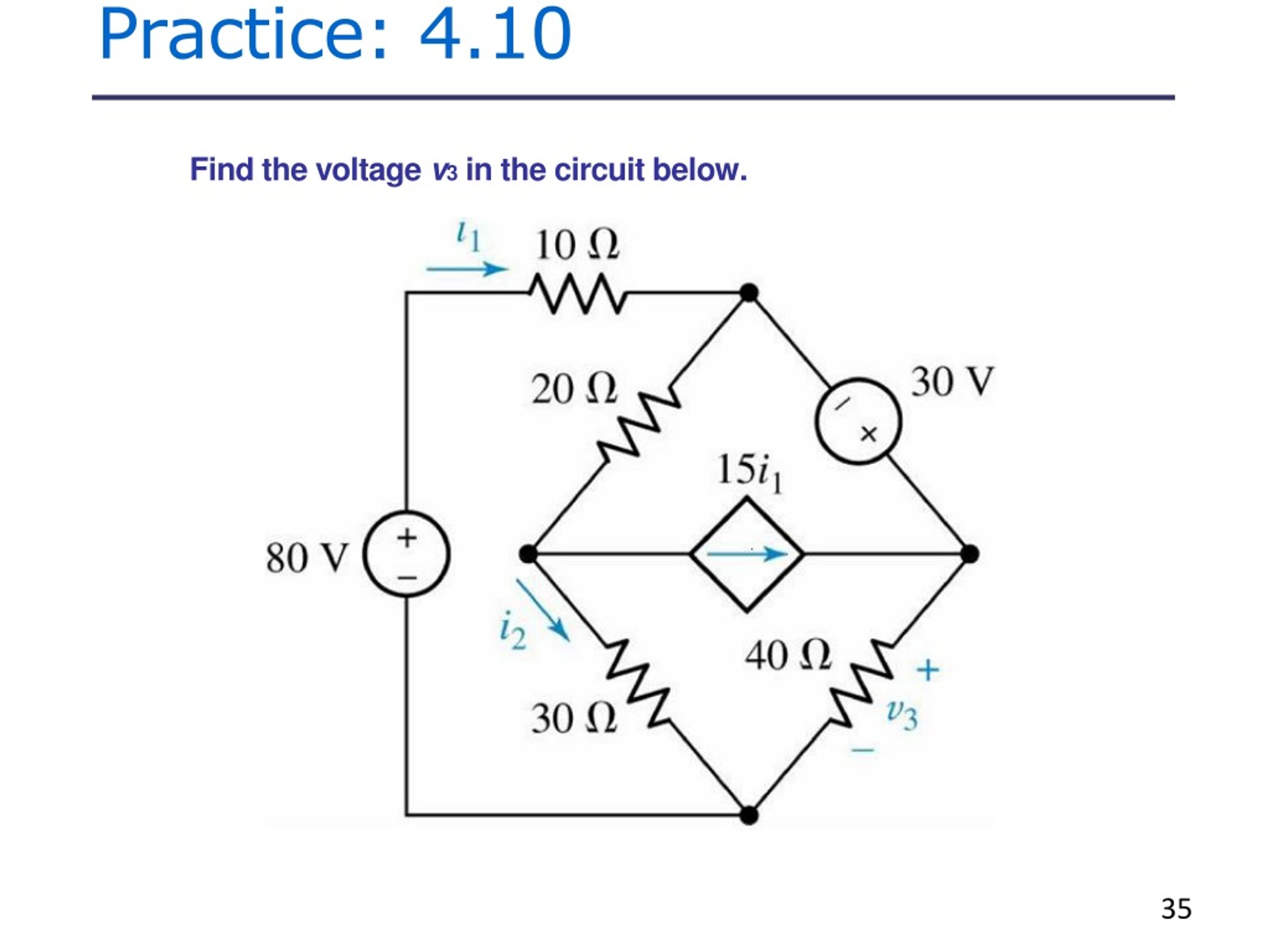 PPT - Chapter 4: Basic Nodal And Mesh Analysis PowerPoint Presentation ...