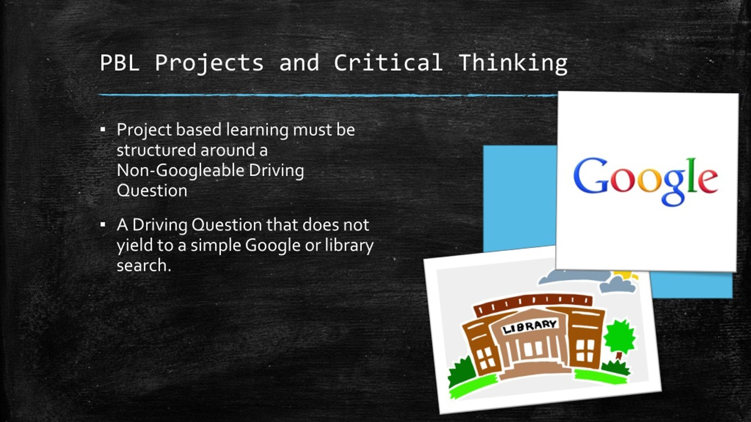 critical thinking project based learning