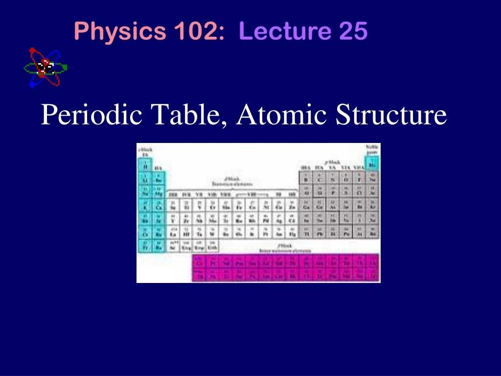 PPT - Periodic Table, Atomic Structure PowerPoint Presentation, free ...