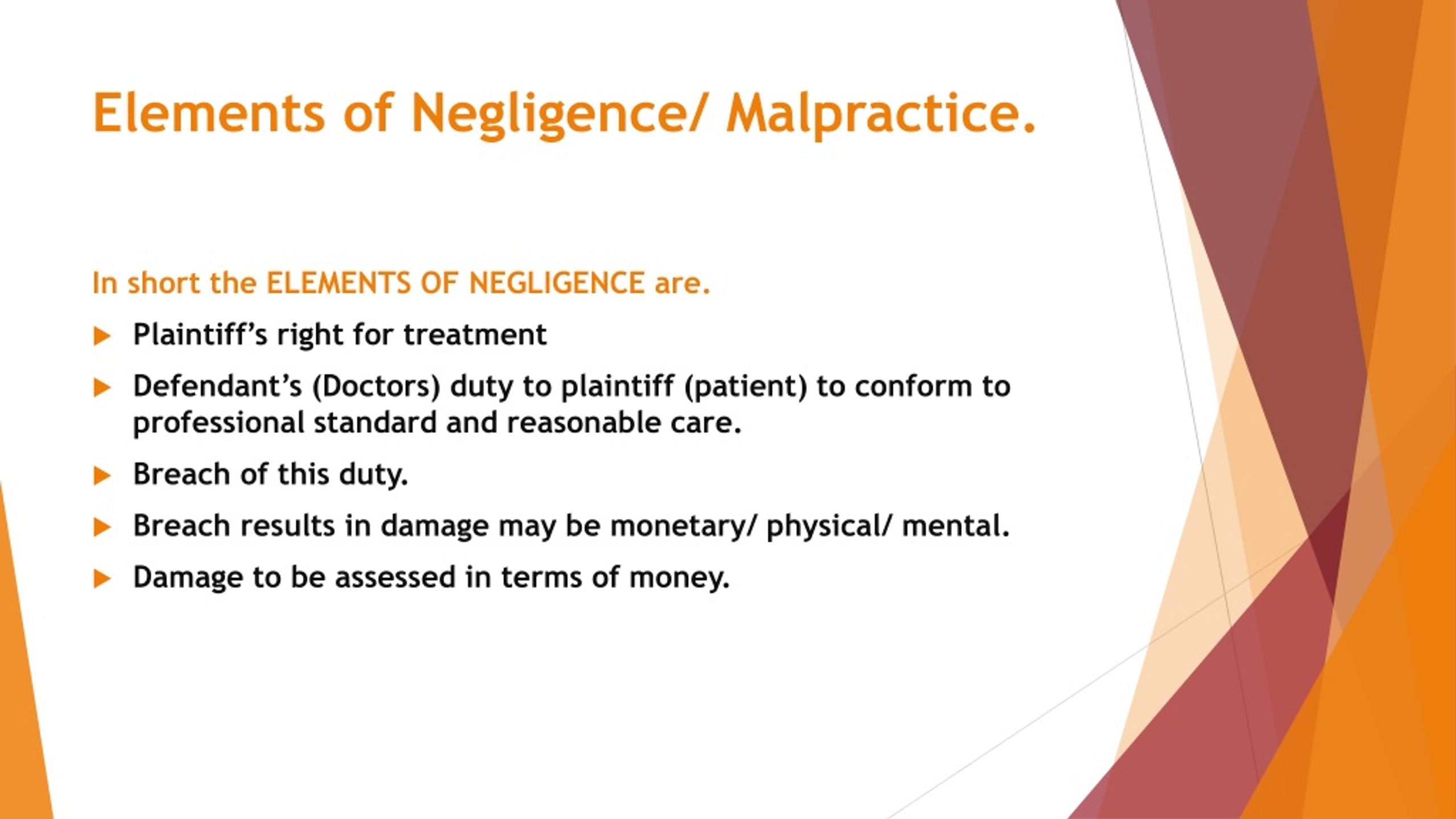 PPT - Medical Negligence PowerPoint Presentation, Free Download - ID ...