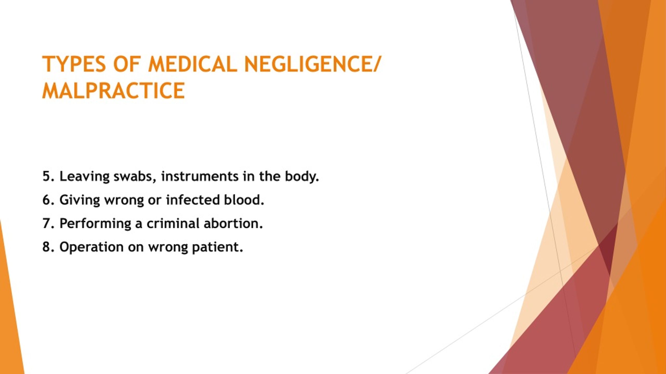 PPT - Medical Negligence PowerPoint Presentation, Free Download - ID ...