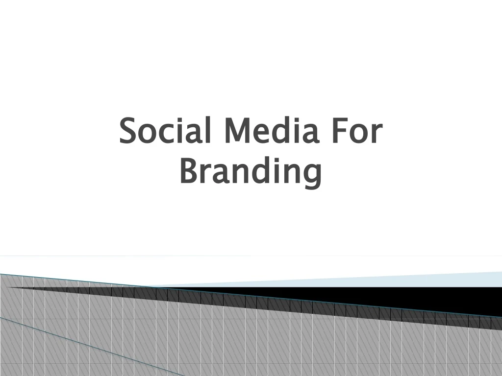 social media for branding n.