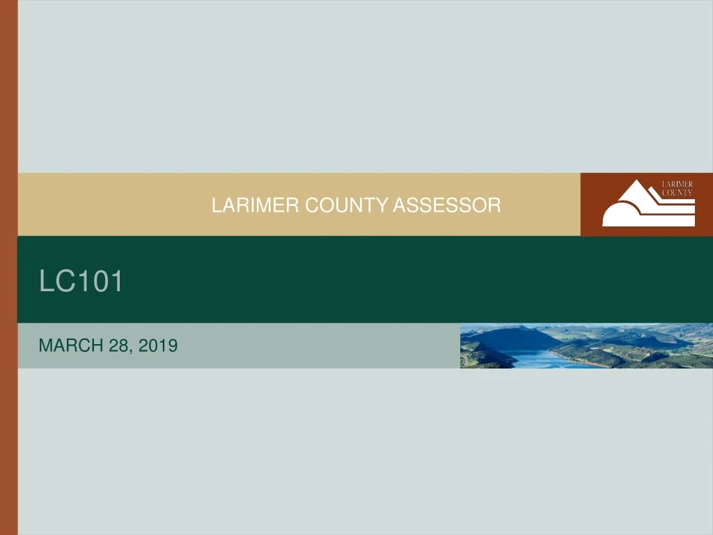 PPT LARIMER COUNTY ASSESSOR PowerPoint Presentation, free download ID8958172