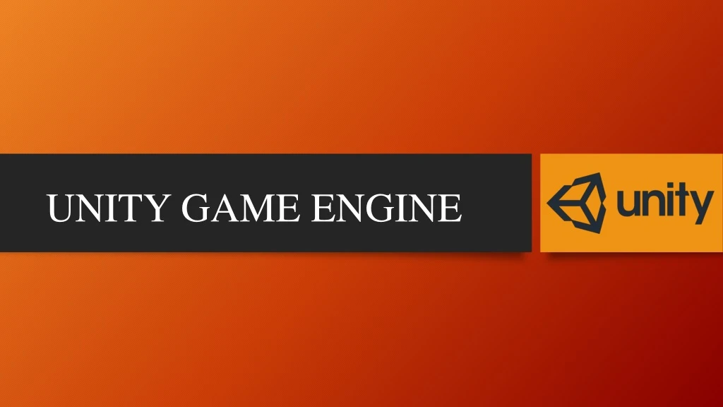 unity game engine tutorial