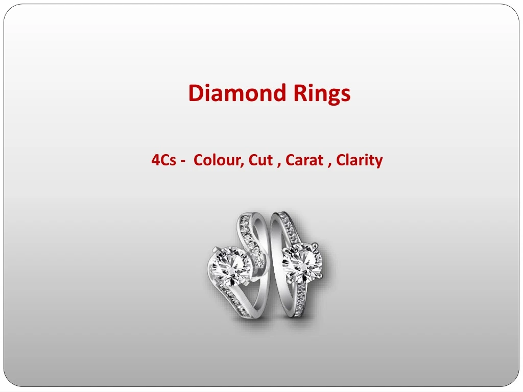 diamond rings n.