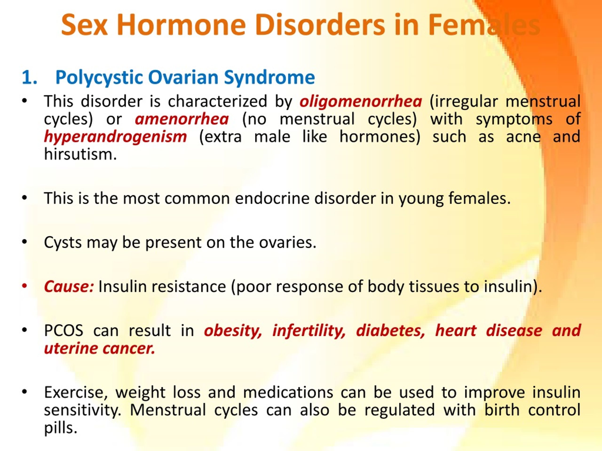 Ppt Disorders Of Sex Hormones Powerpoint Presentation Free Download Id8959501 7740