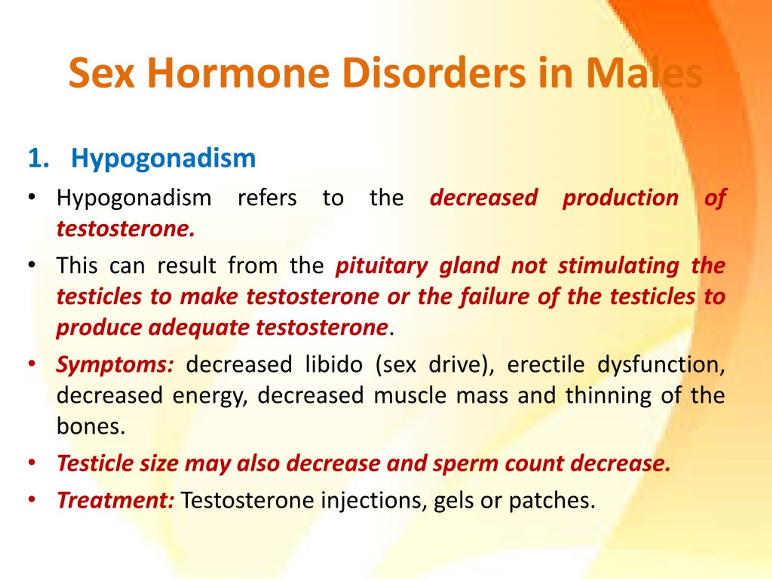 Ppt Disorders Of Sex Hormones Powerpoint Presentation Free Download Id8959501 