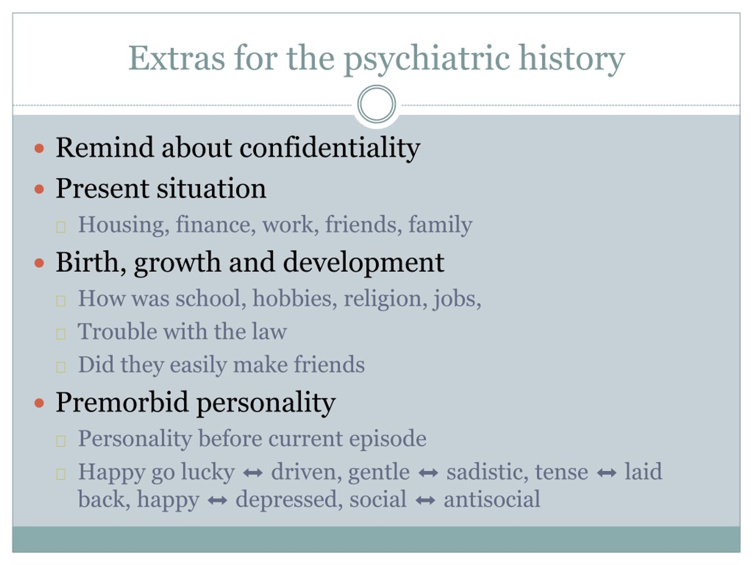 PPT - Psychiatry History Taking PowerPoint Presentation, Free Download ...