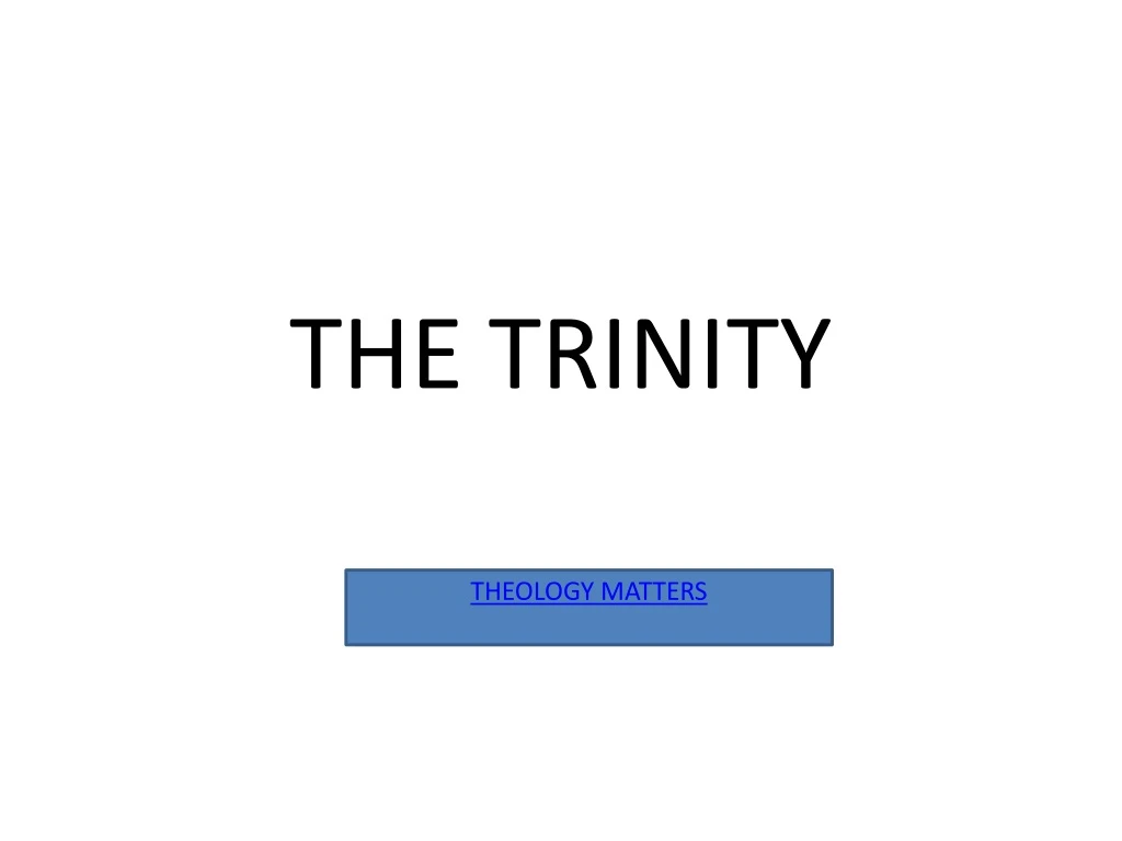 the trinity n.