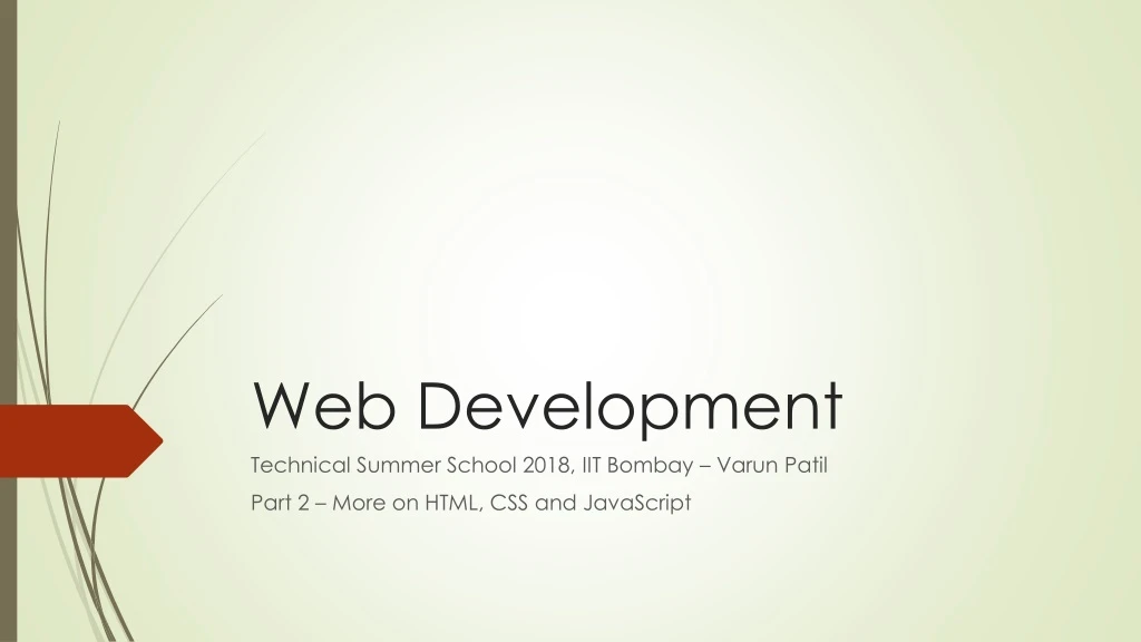 PPT - Web Development PowerPoint Presentation, Free Download - ID:8963089