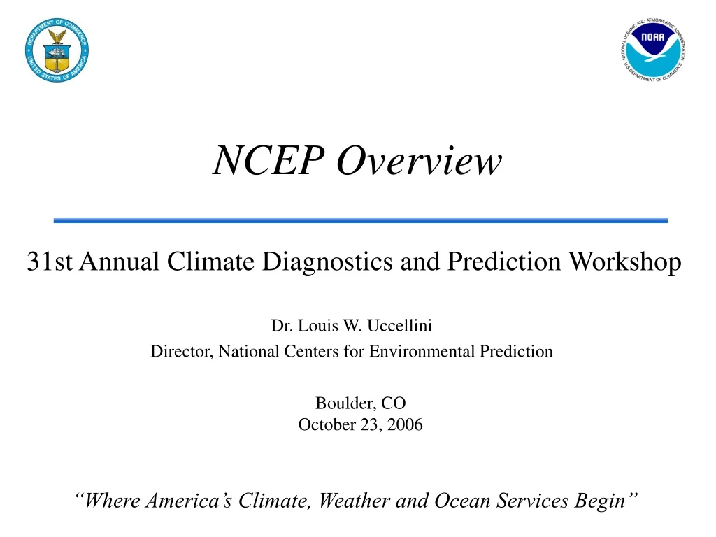 ncep overview n.