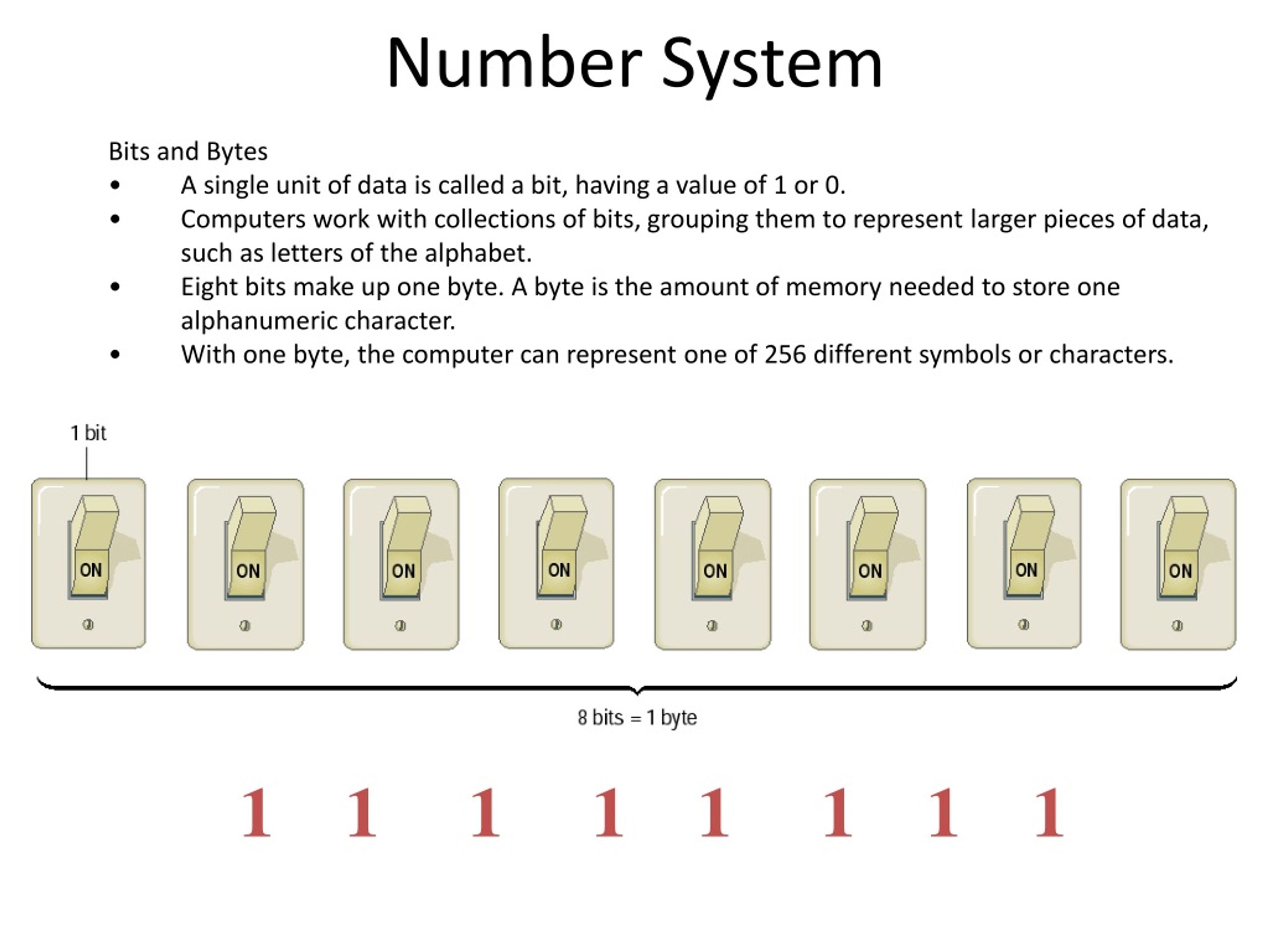 PPT Lecture 3 Computer Number System PowerPoint Presentation Free 